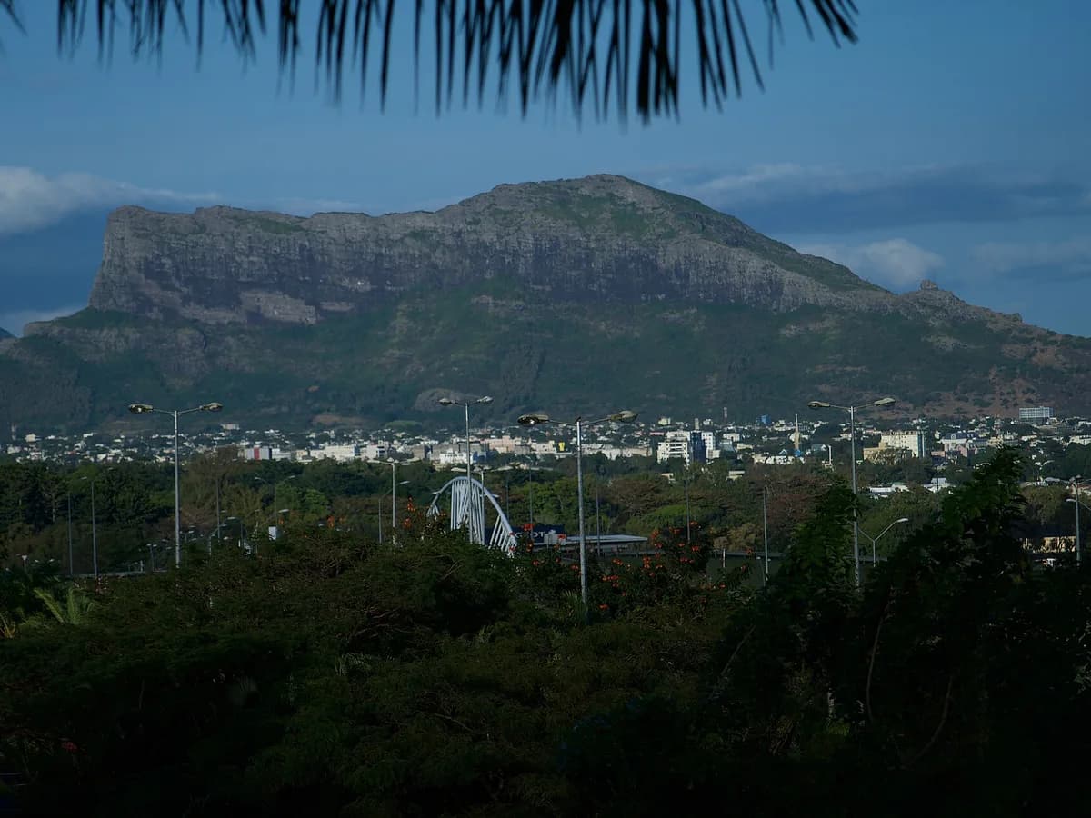 Port Louis city and mountains, Mauritius